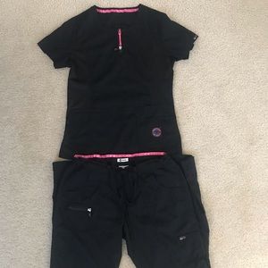 Koi Lite Scrub set black M/MTall